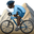 мужчина на горном велосипеде с тёмным тоном кожи