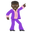 танцующий мужчина с тёмным тоном кожи