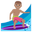 серфингист с средним тоном кожи