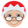 Миссис Санта-Клаус с средне-белым тоном кожи
