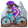 женщина на горном велосипеде с тёмным тоном кожи