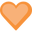 оранжевое сердце