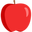 красное яблоко