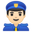 мужчина-полицейский с белым тоном кожи