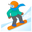 сноубордист с средне-тёмным тоном кожи