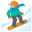 сноубордист с средним тоном кожи