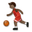 баскетболист с тёмным тоном кожи