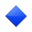 небольшой голубой ромб