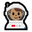 космонавт с средним тоном кожи