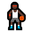 баскетболист с тёмным тоном кожи