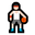 баскетболист с белым тоном кожи