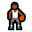 баскетболист с средне-тёмным тоном кожи