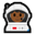 женщина-космонавт с средне-тёмным тоном кожи
