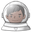 космонавт с тёмным тоном кожи