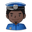 мужчина-полицейский с тёмным тоном кожи