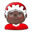 Миссис Санта-Клаус с тёмным тоном кожи