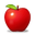 красное яблоко
