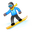 сноубордист с средне-тёмным тоном кожи
