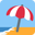 пляжный зонтик