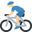 мужчина на велосипеде с средне-белым тоном кожи