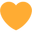 оранжевое сердце