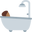 человек в ванне с средне-тёмным тоном кожи
