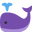 кит с фонтанчиком