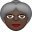 пожилая женщина с тёмным тоном кожи
