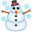 снеговик под снегом