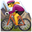 женщина на горном велосипеде